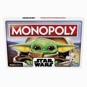 Star Wars Disney Mandalorian Baby Yoda Limited Edition Monopoly Board Game NEW